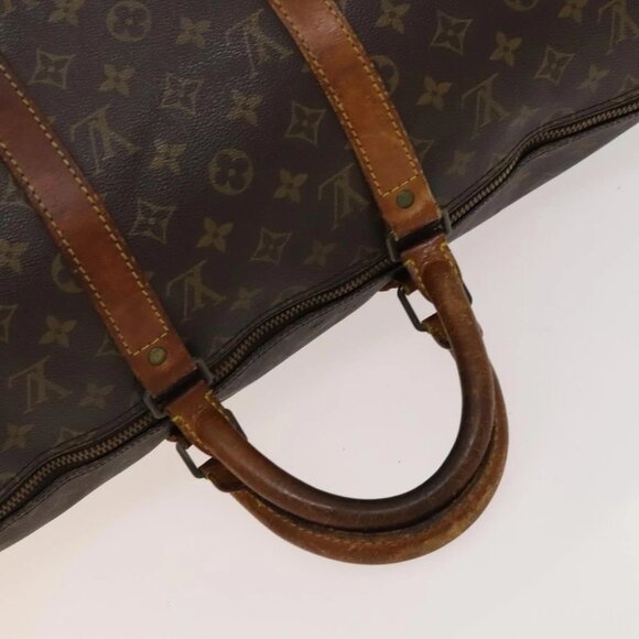 LOUIS VUITTON Monogram Keepall Bandouliere 50 Boston Bag M41416 LV Aut - Picture 15 of 15